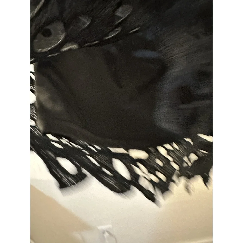 Womans Black‎ Eyelet Lace Overlay Mini Dress M Fairy Grunge Whimsigoth Witchy